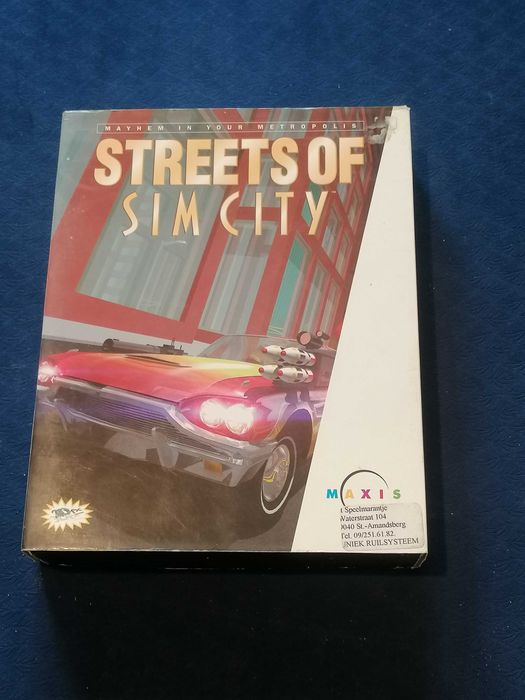 pc Streets of SimCity Big Box
