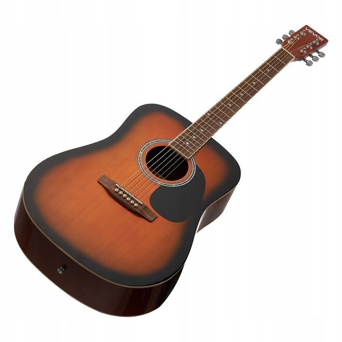 VEVOR gitara akustyczna dreadnought 41 in zestaw dla początkujących