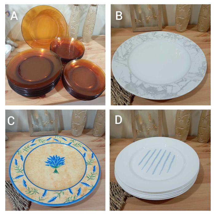 Utensílios de cozinha (pratos, tabuleiros, copos, etc)