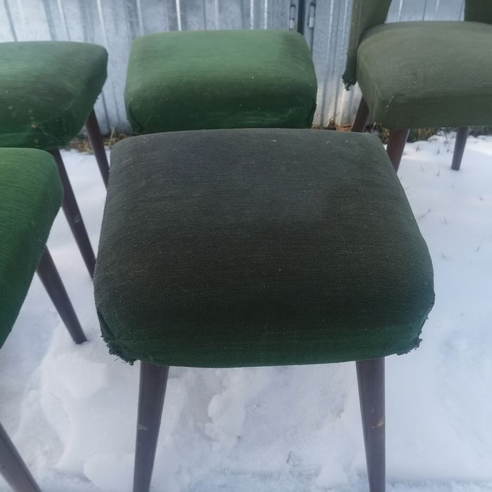 Sprzedam krzesła, taborety patyczaki prl krzesła Tzw Muszelka. Słupsk.