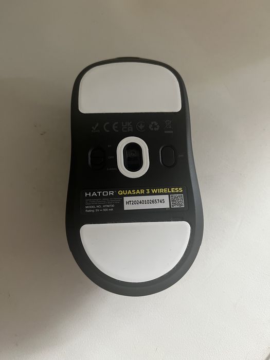 Миша бездротова ігрова Hator Quasar 3 Wireless Black