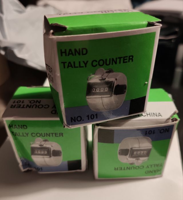 Contador manual analógico novo entradas museu porteiro barato