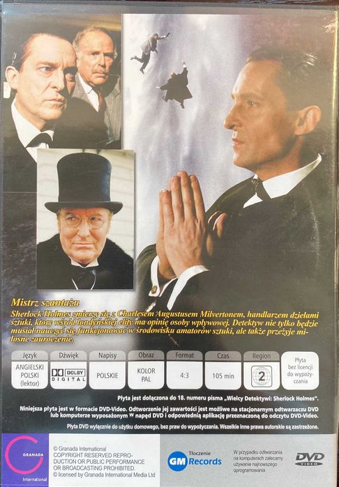 Film DVD SHERLOCK HOLMES - Mistrz Szantażu