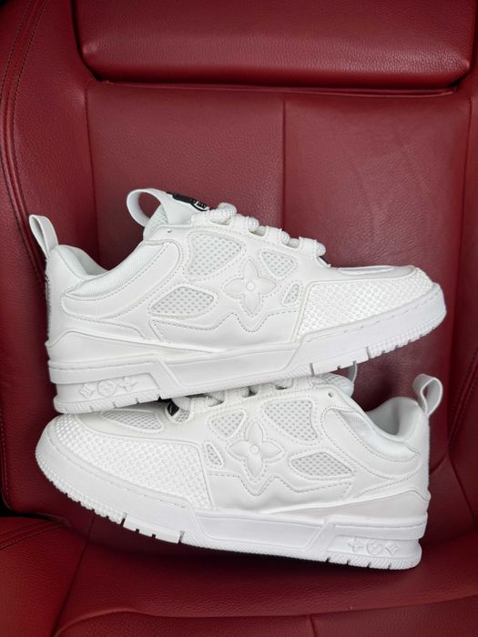 (ОПЛАТА ПІСЛЯ ОГЛЯДУ)Louis Vuitton Skate All White Луї Вітони Скейт