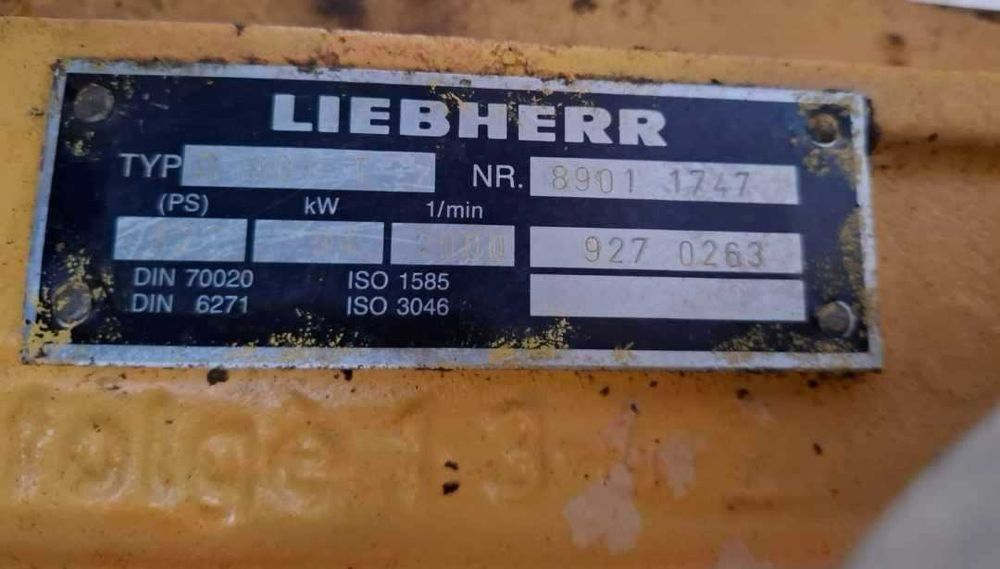 Peças Motor liebherr