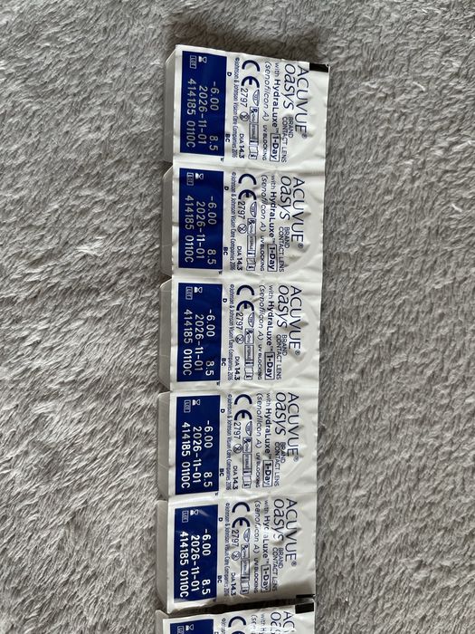 Soczewki jednodniowe acuvue moc -6