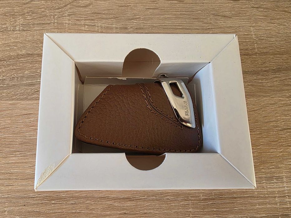 Oryginalne etui na kluczyk BMW saddle brown