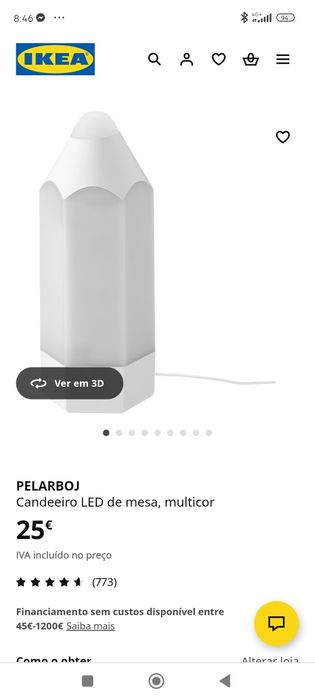 Vendo candeeiro infantil do IKEA