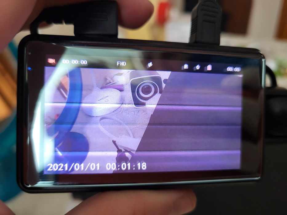 Видеорегистратор hoco di07 dual camera