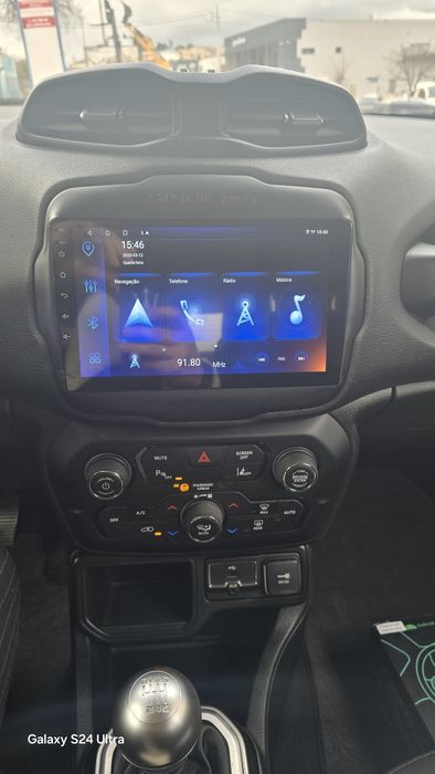 Rádio Jeep Renegade Android 13 com GPS