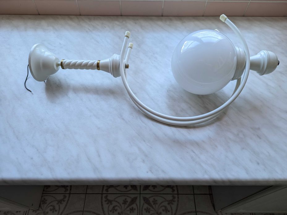Lampa zwisająca na dużą żarówkę - klosz przeźroczysty
