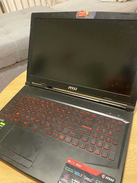uszkodzony MSI GL65 9SD