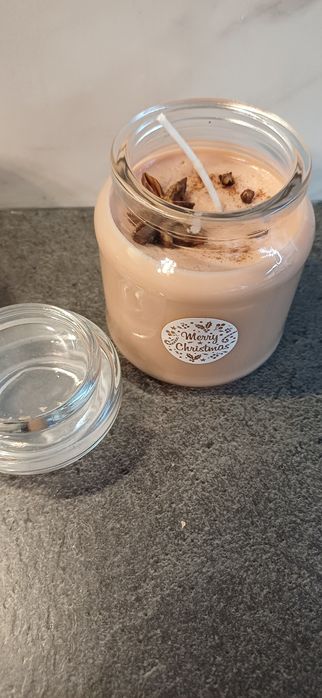 Świece sojowe wkłady do kominków handmade