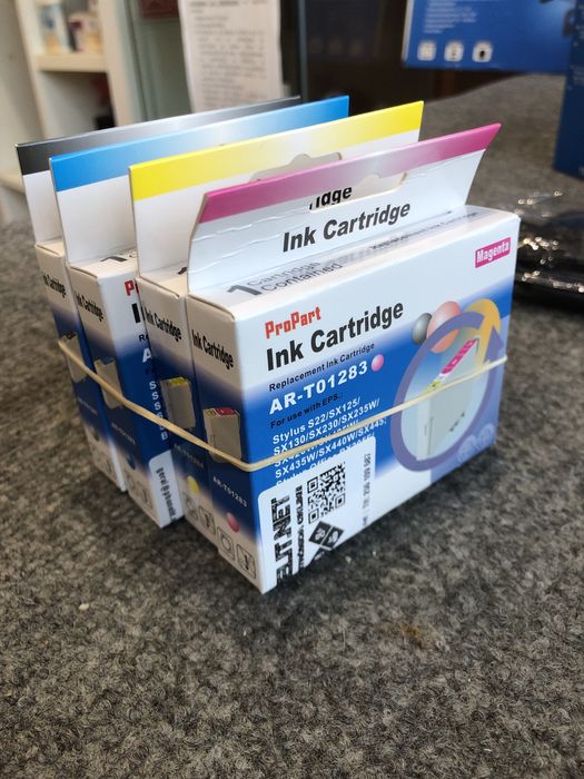 Conjunto de tinteiros compatíveis Epson 1281/2/3/4