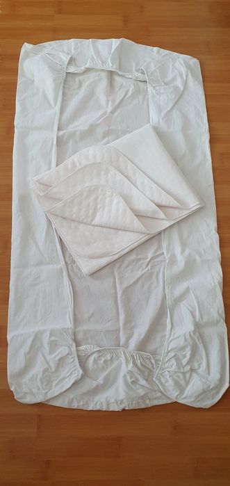 Ліжечко дитяче, колір слонова кістка + постіль