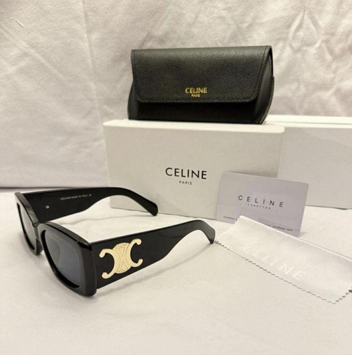 Okulary celin pudelko etui damskie