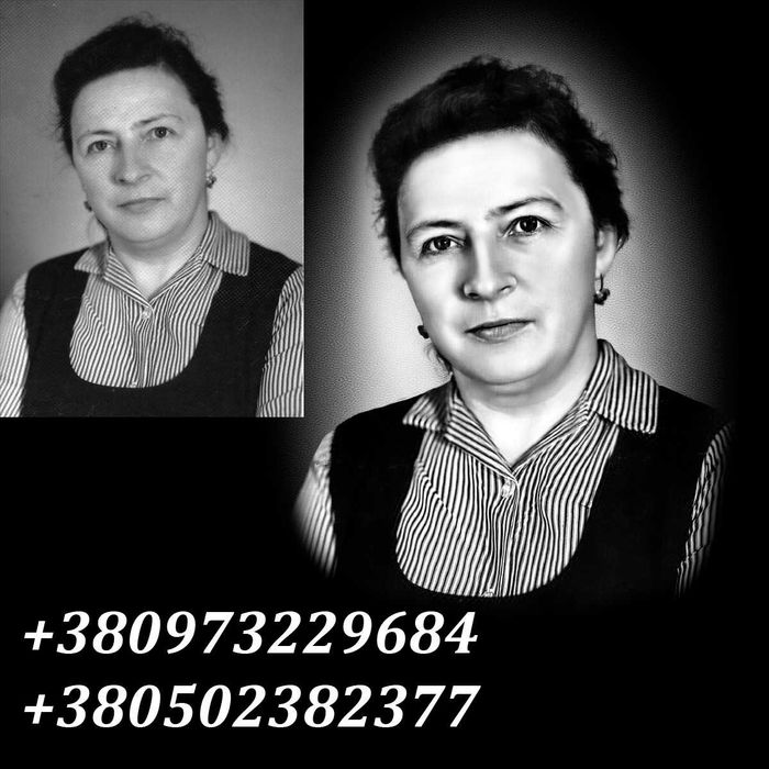 Ретуш фото на пам’ятник під гравіровальний станок