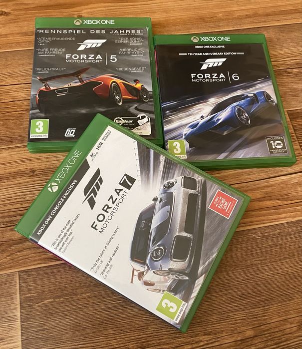 Xbox 360/One/Series X: Forza Horizon, Motosport, GTA, San Andreas, NFS