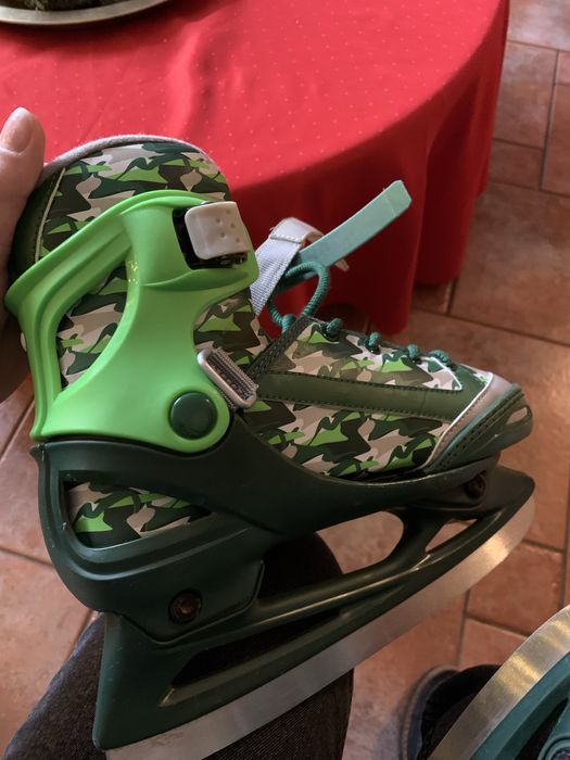 Łyżwy 32-36 zielone