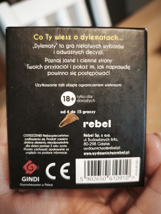 Dylematy Gra towarzyska