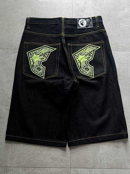 skull vintage baggy swag rare bones emo y2k jnco rap szerokie jortsy