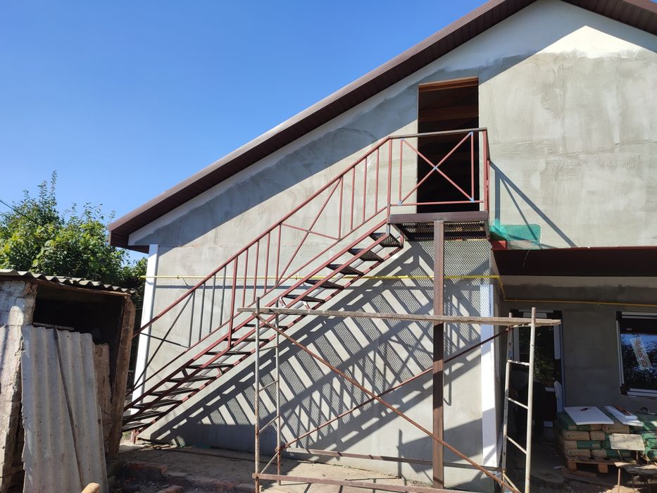 Навіс для авто. Металоконструкці.Огорожа. Хвіртка. Сходи. Перила .