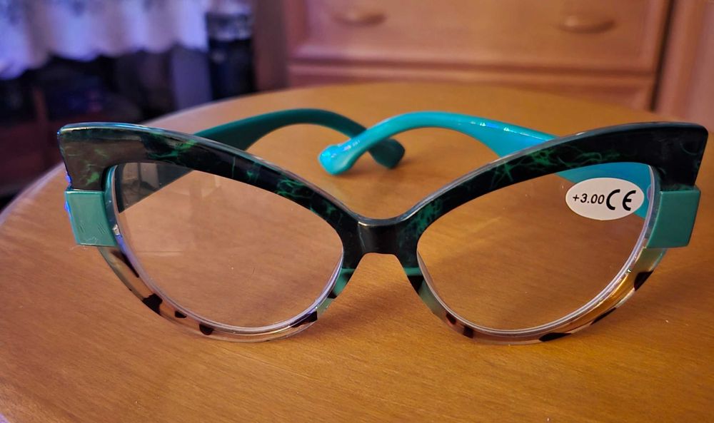 Okulary +3 damskie