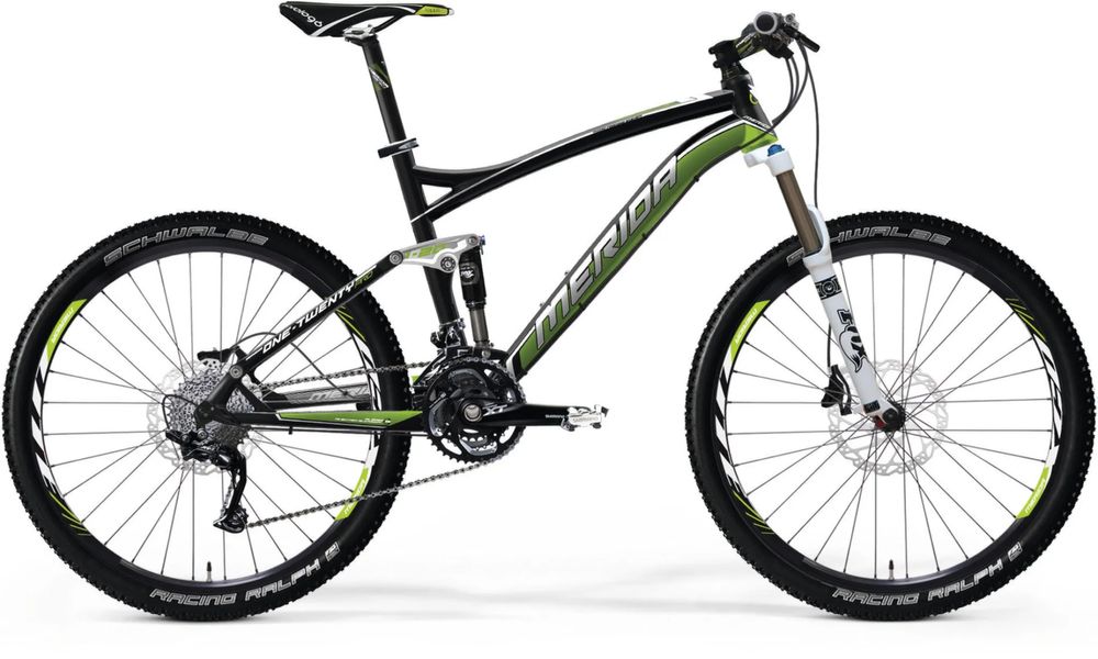 Merida one-twenty Equipada com XT, suspensao fox 120