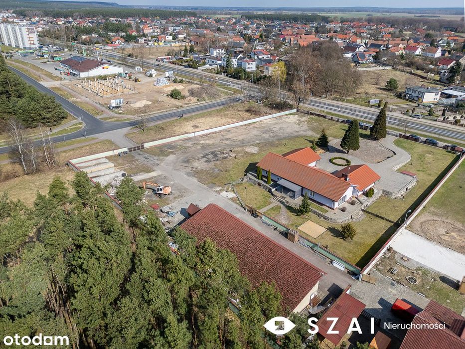 Dom 292,98m2 na dużej działce 8156m2 +budynek biurowo-magazynowy 219m2