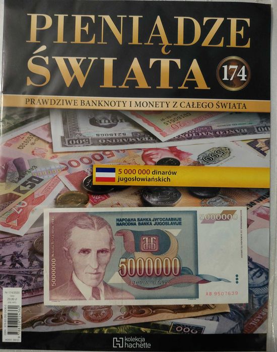 Kolekcja "Pieniądze Świata" nr 154 do 180