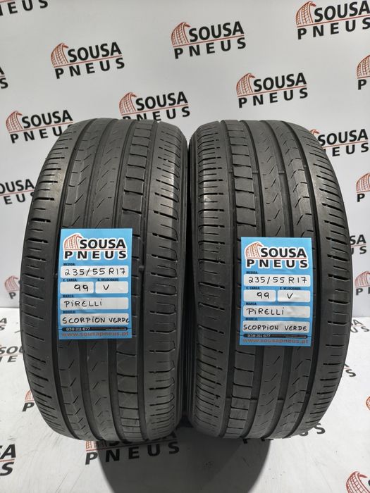 2 pneus semi novos 235-55R17 Pirelli - Oferta da entrega