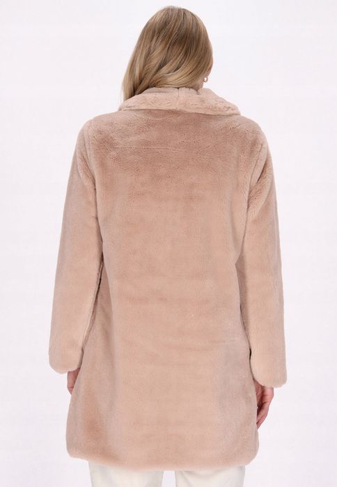 Dreimaster 38 M Płaszcz Damski Futerko Hellbeige D2127