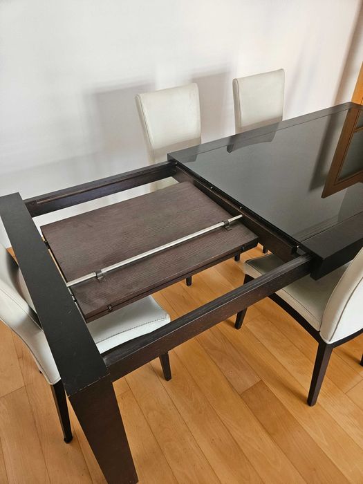 Mobília de Sala em Wengue + Mesa Jantar + 6 Cadeiras