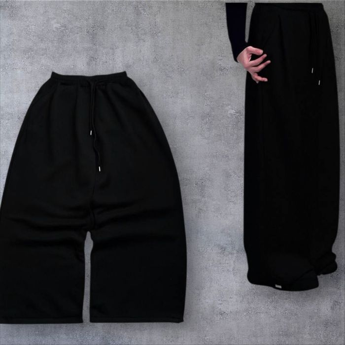 Широкі спортивні темні штани  оверсайз baggy bershka sweatpants опіум