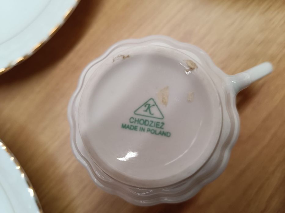 Chociaż porcelana talerze filiżanka s
