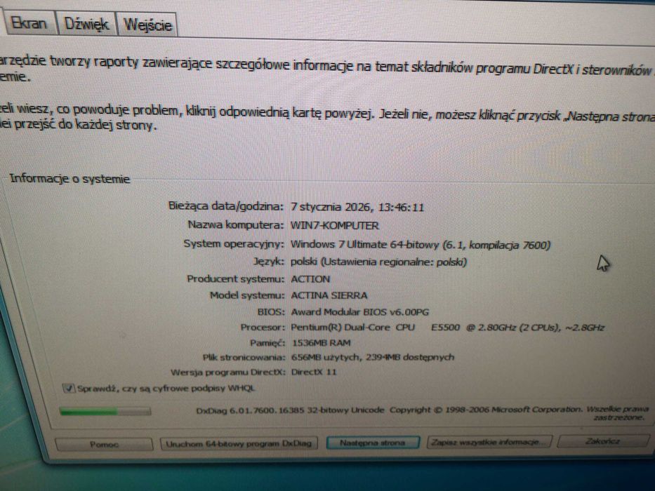 Komputer Dual Core 2.8 Ghz (2Cpus)E5500 Monitor Benq plus akcesoria