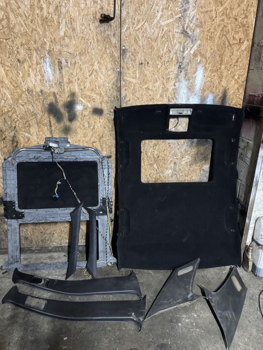 Потолок стеля форнітура чорна Bmw E34 седан під люк розборка