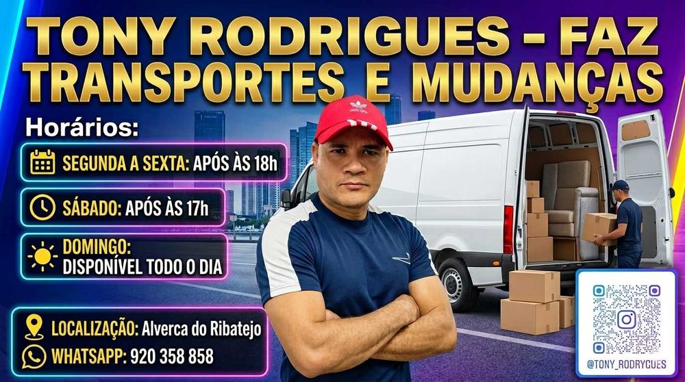 Faço transportes e mudanças