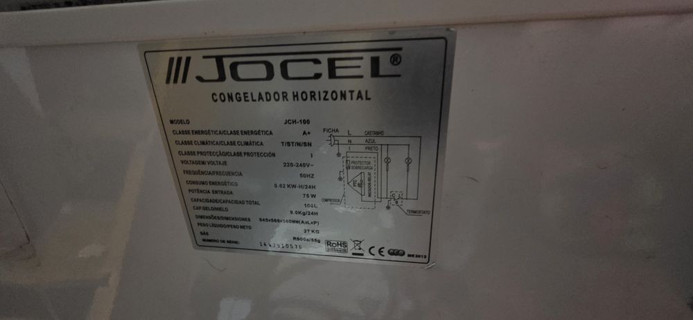 Arca congeladora de 100l Jocel