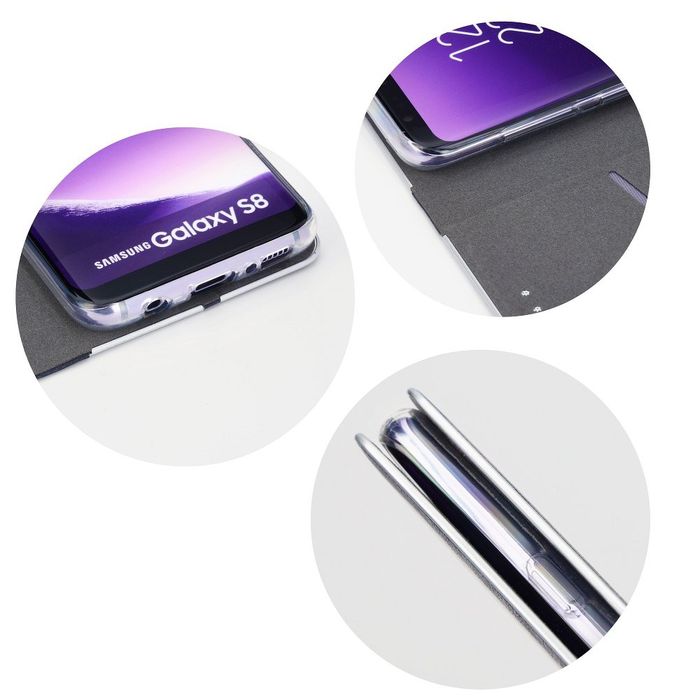 Etui Luna Book Huawei Y6 2019 Gold / Silver