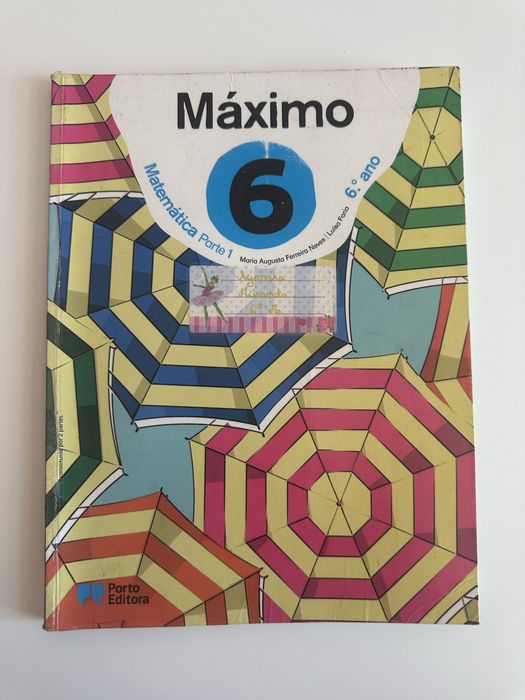 Manual de Matemática 6 ano “Máximo” com Caderno de Atividades