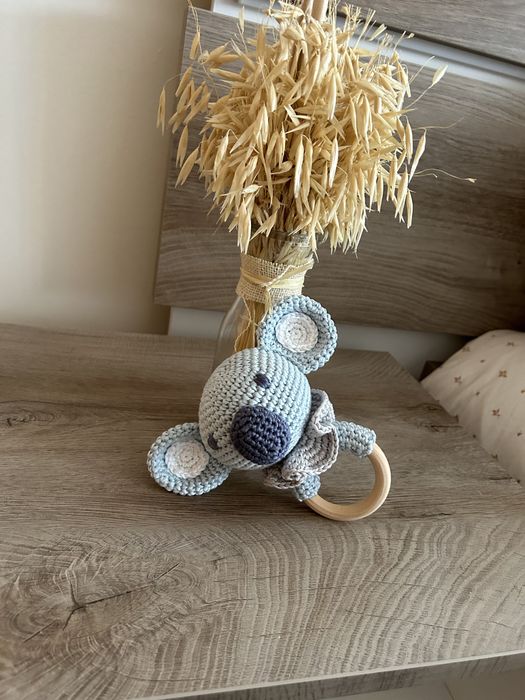 Chocalho para bebé em croché
