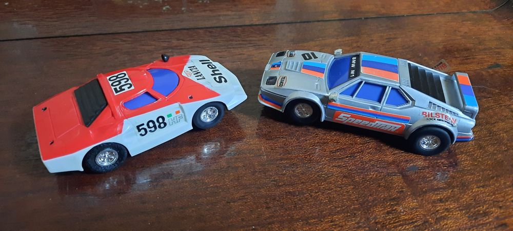 Miniatura slot pista lancia e bmw m1
