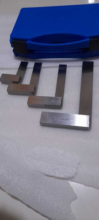 Conjunto de 4 esquadros de precisão .50, 75, 100 e 150mm