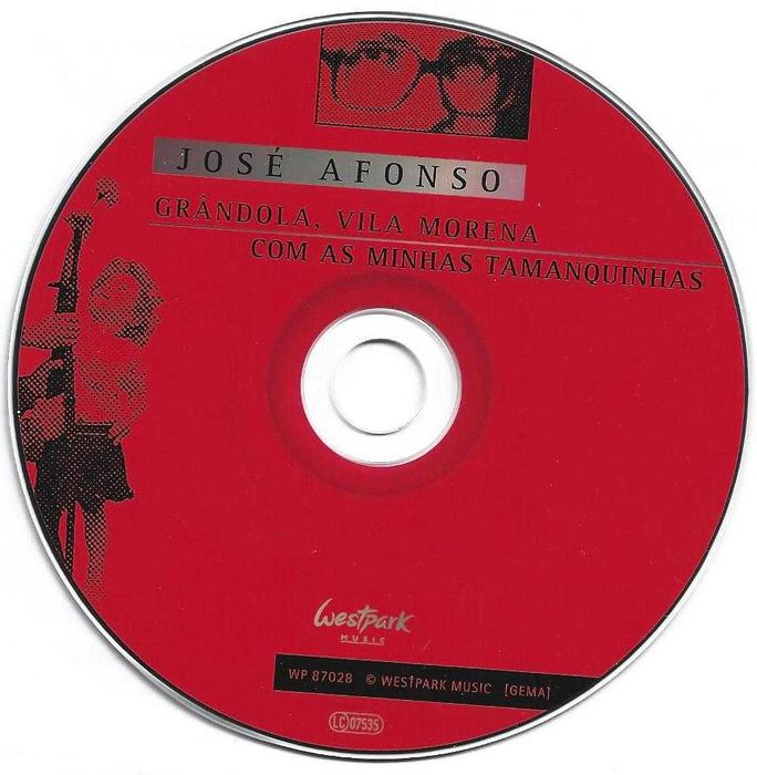 José Afonso	- - - - -		Grândola ... + Com as Minhas Tamanquinhas	- 	CD