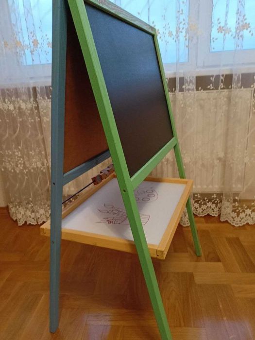 мольберт дошка для малювання, магнітна дошка з поличкою