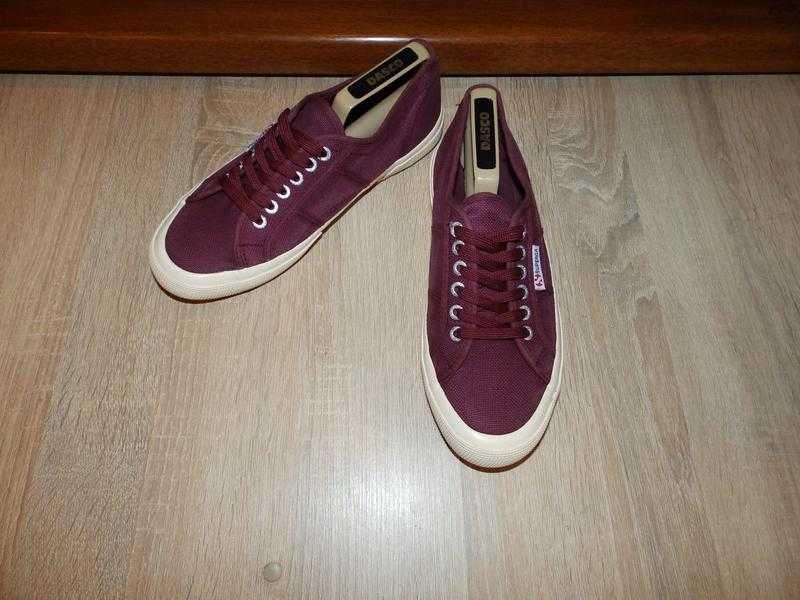 Кроссовки , кеды superga classic burgundy