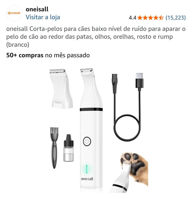 Kit tosquia ONEISALL 3 EM 1