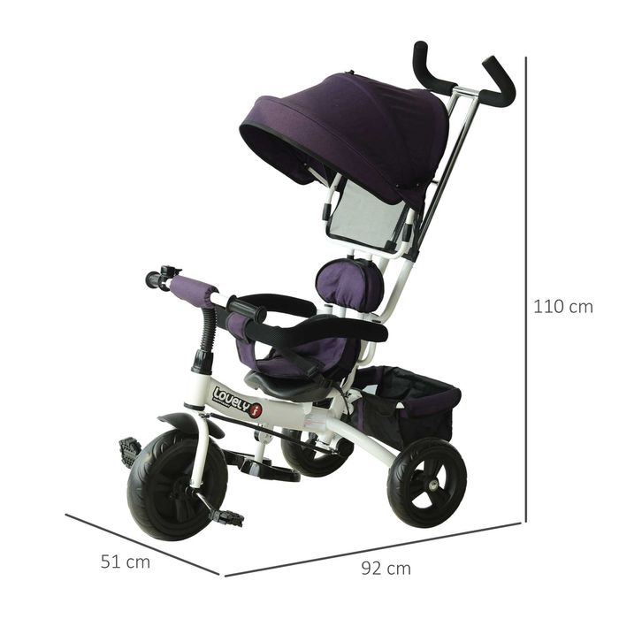 Triciclo Evolutivo 6 em 1 - Violeta