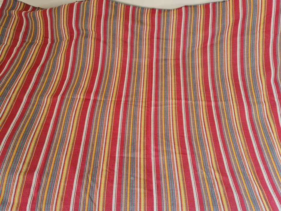 Narzuta ręcznie tkana wełniana kilim Prl